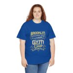 Brooklyn GYM Club Blue Color T-Shirt For Unisex Heavy Cotton Tee