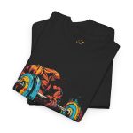 Gym Black Color T-Shirt For Unisex Heavy Cotton Tee