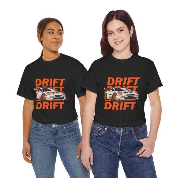 DRIFT Black Color T-Shirt For Unisex Heavy Cotton Tee DRIFT Black Color T-Shirt For Unisex Heavy Cotton Tee