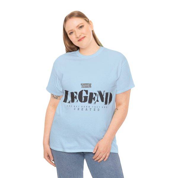 The Legend Blue Color T-Shirt For Unisex Heavy Cotton Tee