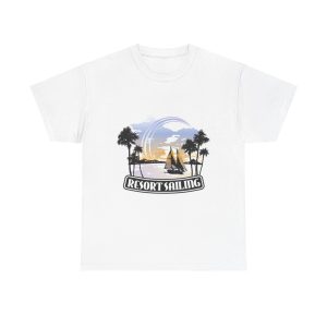 Resort sailing T-shirt design for unisex