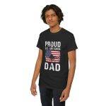 Proud U.S. Air Force Dad Unisex Heavy Cotton Tee - Patriotic Father's Day Gift