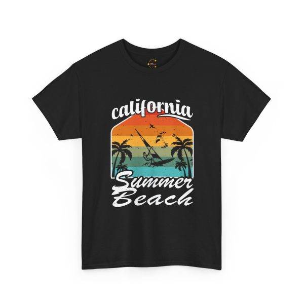 California Summer Beach Unisex Heavy Cotton Tee