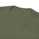 I DESTROY MY ENEMIES WHEN I MAKE THEM MY FRIENDS Military Green Color T-Shirt For Unisex Heavy Cotton Tee