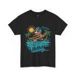 Summer Vibes Unisex Heavy Cotton Tee - Enjoy the Summer Graphic
