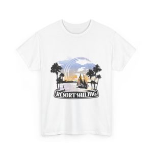 Resort sailing T-shirt design for unisex