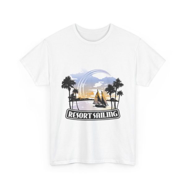 Resort sailing T-shirt design for unisex