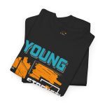Young Strength Team 1917 Black Color T-Shirt For Unisex Heavy Cotton Tee