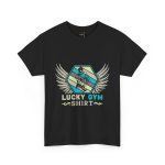 Lucky Gym Wings Unisex Heavy Cotton Tee - Workout & Fitness Apparel