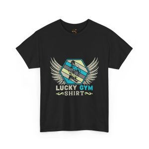 Lucky Gym Wings Unisex Heavy Cotton Tee - Workout & Fitness Apparel