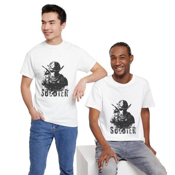 Soldier White Color T-Shirt For Men