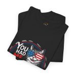 Cute Patriotic Cat Unisex Heavy Cotton Tee - "You Had Me at Meow" Cute Patriotic Cat Unisex Heavy Cotton Tee - "You Had Me at Meow"