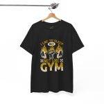 Funny Gym Lover Unisex Heavy Cotton Tee - "I Like to Sleep But Not Like Gym"