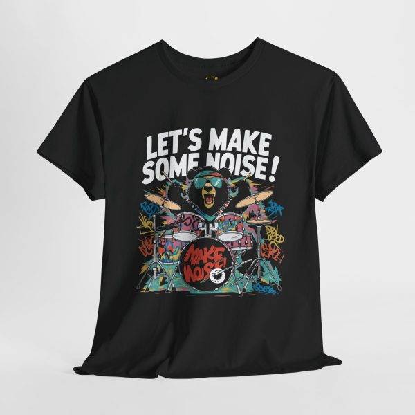Unisex Heavy Cotton Tee - Let's Make Some Noise! Rock Music Shirt