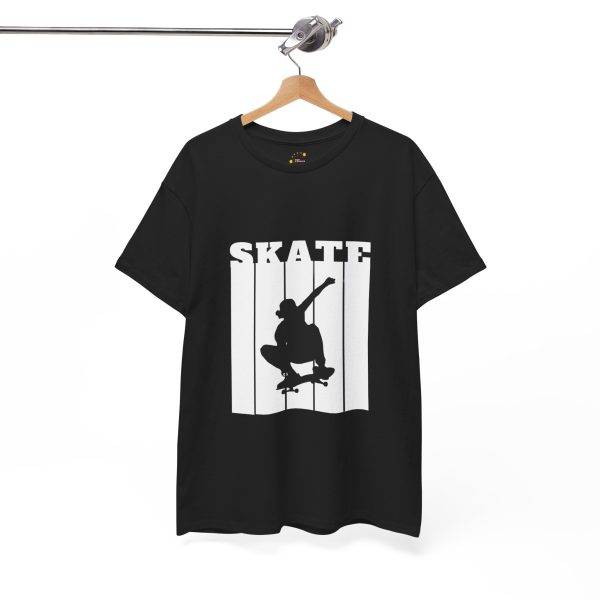 Skate Black Color T-Shirt For Unisex Tee