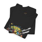 Vibrant Basketball Unisex Heavy Cotton Tee - Colorful Abstract Graphic Design