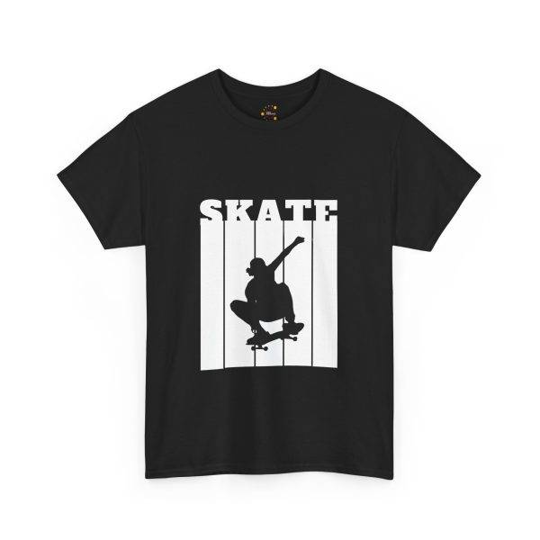 Skate Black Color T-Shirt For Unisex Tee
