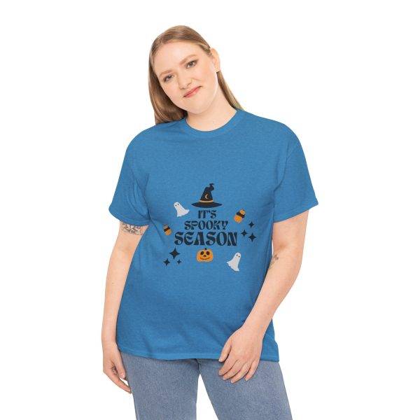 Halloween It's Spooky Season Blue Color T-Shirt For Unisex Heavy Cotton Tee