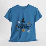 Halloween It's Spooky Season Blue Color T-Shirt For Unisex Heavy Cotton Tee