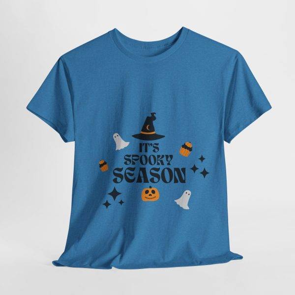 Halloween It's Spooky Season Blue Color T-Shirt For Unisex Heavy Cotton Tee