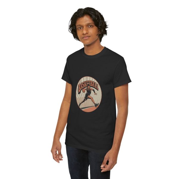 Vintage Basketball Unisex Heavy Cotton Tee - Perfect for Sports Fans