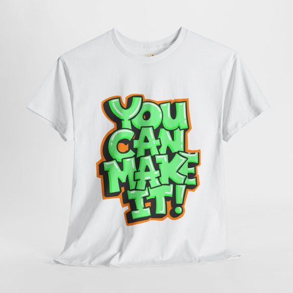 You can make it typography White Color Tshirt For Unisex Heavy Cotton Tee