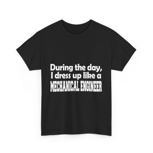 Mechanical Engineer T-Shirt for Men Heavy Cotton Tee