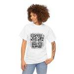 Coffee Hug Unisex Heavy Cotton Tee - Perfect for Coffee Lovers