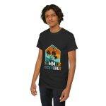Summer Vibes Unisex Heavy Cotton Tee - Tropical Graphic T-Shirt