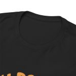 Bulldog Black Color T-Shirt For Unisex Heavy Cotton Tee