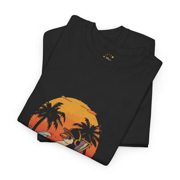 Enjoy The Summer Unisex Heavy Cotton Tee | Perfect Beachwear for Summer Vibes