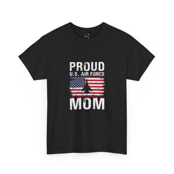Proud U.S. Air Force Mom Unisex Heavy Cotton Tee