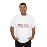 Patriotic Papa Unisex Heavy Cotton Tee - The Veteran, The Myth, The Legend