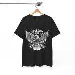 FREEDOM WILL NEVER DIE Black Color T-Shirt For Unisex Heavy Cotton Tee
