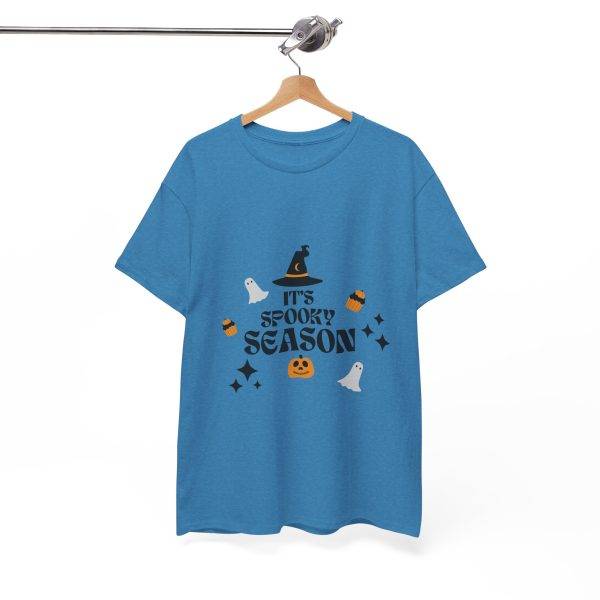 Halloween It's Spooky Season Blue Color T-Shirt For Unisex Heavy Cotton Tee
