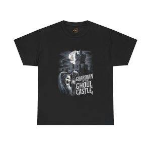 Halloween GUARDIAN OF THE GHOUL CASTLE Black Color T-Shirt For Unisex Heavy Cotton Tee