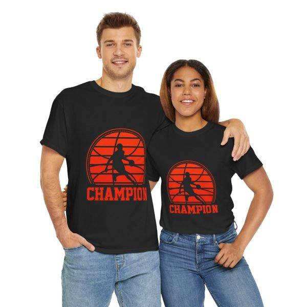 Champion Basketball Unisex Heavy Cotton Tee - Perfect for Sports Enthusiasts