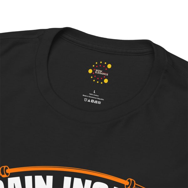 Train insane or remain the same block color gym Tshirt For Unisex Heavy Cotton Tee