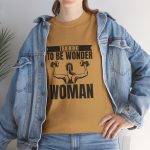 Training to be Wonder Woman Gym Women Heavy Cotton Tee