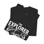 Astronaut THE EXPLORER MISSION TO MARS Black Color T-Shirt For Unisex Heavy Cotton Tee