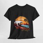 Summer Black Color T-Shirt For Unisex Heavy Cotton Tee Summer Black Color T-Shirt For Unisex Heavy Cotton Tee