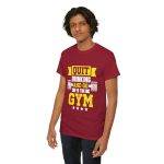 Motivational Gym Tee - Quit Drinking and Go to the Gym
