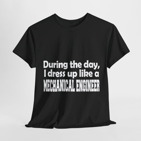 Mechanical Engineer T-Shirt for Men Heavy Cotton Tee
