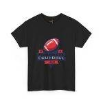 Football Black Color T-Shirt For Unisex Heavy Cotton Tee Football Black Color T-Shirt For Unisex Heavy Cotton Tee