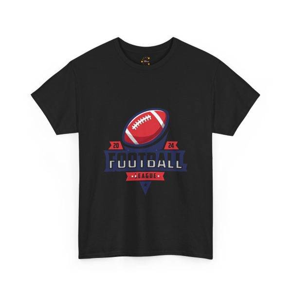 Football Black Color T-Shirt For Unisex Heavy Cotton Tee Football Black Color T-Shirt For Unisex Heavy Cotton Tee