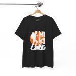 Hiking Black Color T-Shirt For Unisex Heavy Cotton Tee