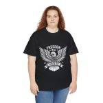 FREEDOM WILL NEVER DIE Black Color T-Shirt For Unisex Heavy Cotton Tee