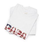 Patriotic Papa Unisex Heavy Cotton Tee - The Veteran, The Myth, The Legend