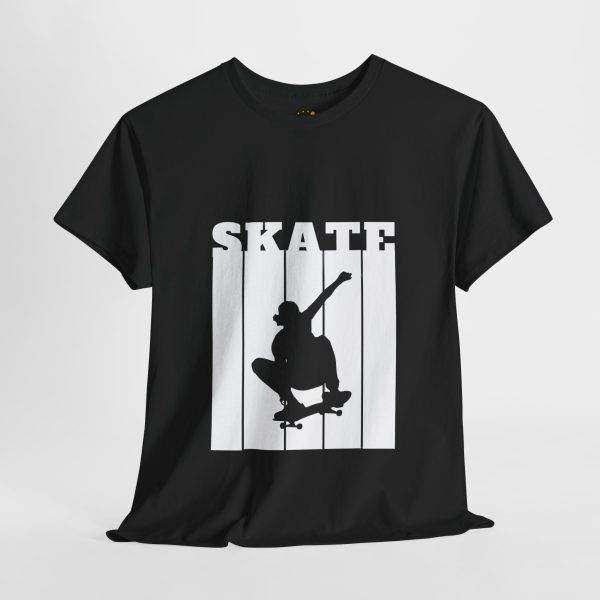 Skate Black Color T-Shirt For Unisex Tee
