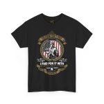 USA army freedom isn't not free Black Color T-Shirt For Unisex Heavy Cotton Tee